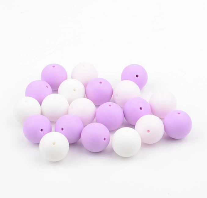 silicone baby teether beads safety