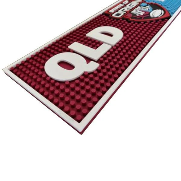Vodka Branded Molded Rubber Bar Spill Mats