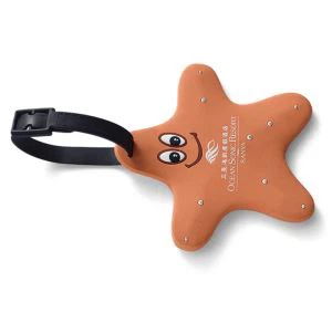 3D pehme PVC silikoonlennuki reisipagasi sildid