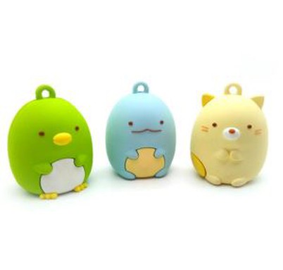 PVC Soft Doll 3D Anime võtmehoidja 2D võtmehoidjad