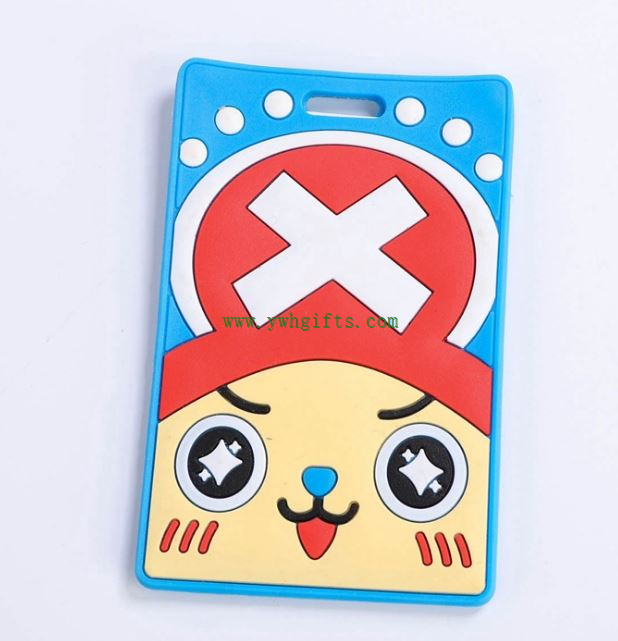 3D Bear Soft Pvc Luggage Tag Rubber Bag Tag
