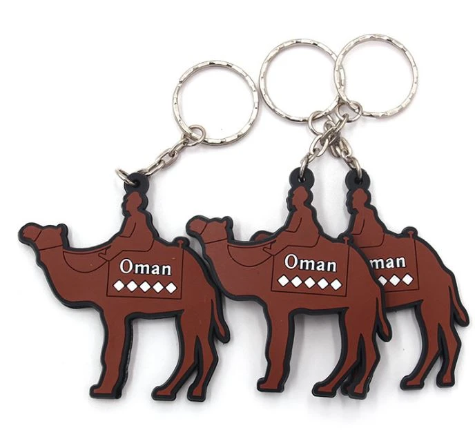 3d Camel Shape Keychain With Printed Logo