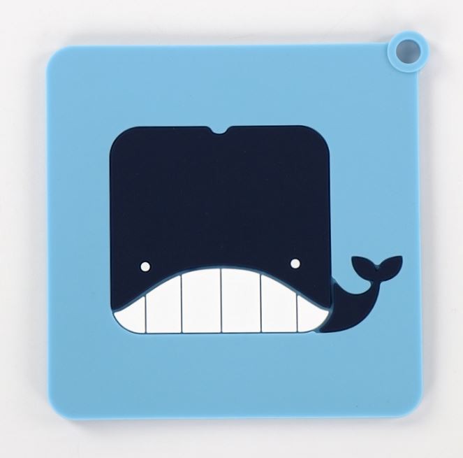 3D Cartoon Square Pvc juua coaster kummist kohvi tass matt õlu matt