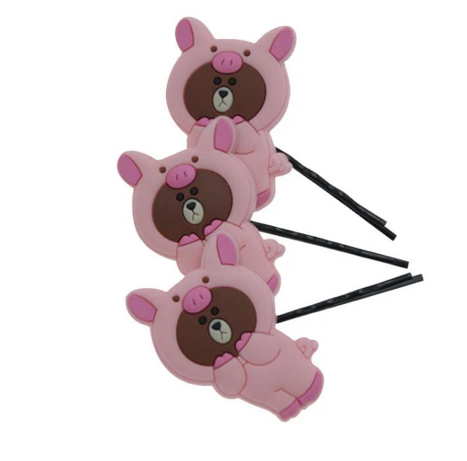PVC Cartoon Hair Clips Hair Grips