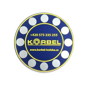 Värv 2D 3D PVC Soft Coaster Õllematid