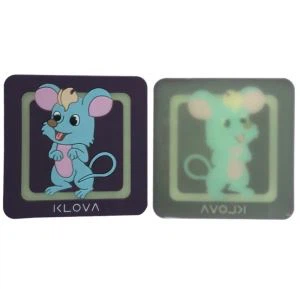 Pehme PVC sära pimedas joogirannas logoga